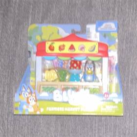 Moose Enterprise 17186 Bluey Farmers Market Playset With Figures And Accessories