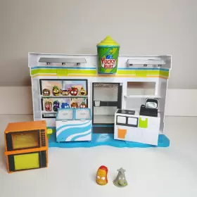 Moose Enterprise 1x22516 Grossery Gang Yucky Mart Playset With 2 Grosseries Used Working Grocery