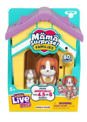 26660 Moose Enterprise Little Live Pets Beagle Family Mama Surprise Playset