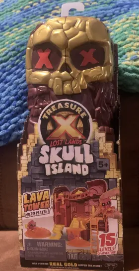 41757 Moose Enterprise Treasure X Lost Lands Skull Island Lava Tower Micro Playset With 2 Figures New