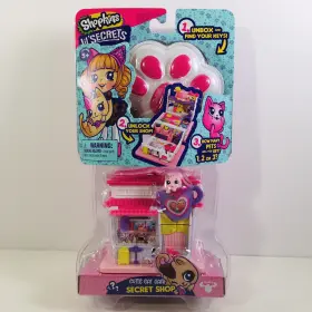 57714 Moose Enterprise Shopkins Lil Secrets Cutie Cat Cafe Secret Shop Miniature Toys # New