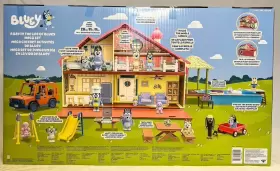 Moose Enterprise 630996176351 Bluey 14 Figures Ultimate Mega House Vehicle Surfboard And Pool Set