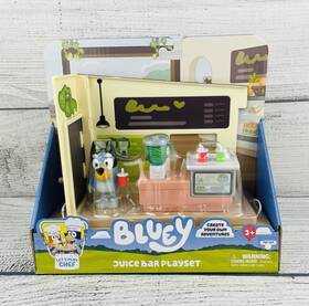 Moose Enterprise 630996189207 Bluey Juice Bar Playset With Figure And Accessories New