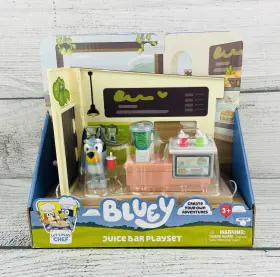 Moose Enterprise 630996189207 Bluey Juice Bar Playset With Figure And Accessories New
