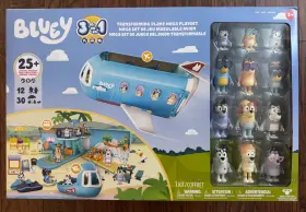 Moose Enterprise 630996191699 Bluey Adventures 3 In 1 Transforming Plane Mega Playset 42 Play Pieces Brand New