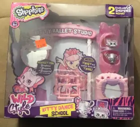 Moose Enterprise 630996567043 Shopkins Season 9 Wild Style - Kitty Dance School Play Set Brand New / Sealed