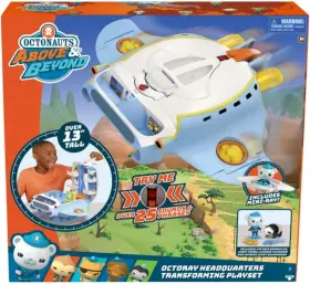 Moose Enterprise 630996611111 Octonauts Above And Beyond Octoray Transforming Headquarters Playset Vehicle Nib