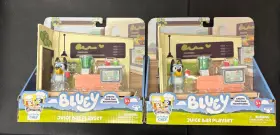 Fv17425 Moose Enterprise Bluey Juice Bar Playset With Figure Blender Table Drinks New Two Pack