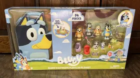 17383 Moose Toys Brand New 2018 14 Pcs. Bluey S Ultimate Play And Go Playset