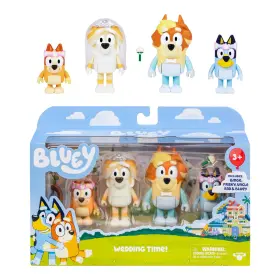 17590 Moose Toys Wedding Time Figures Includes Uncle Rad Frisky Bluey And Bingo Ages 3