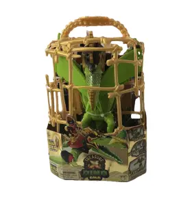 26197 Moose Toys Treasure X Dino Gold Adventure Playset Green Figure And Cage