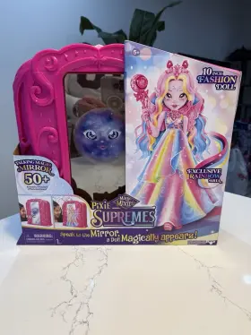 Moose Toys 630996149577 Magic Mixies Mirror 10.5 Inch Supreme Doll Luna The Butterfly Pixie