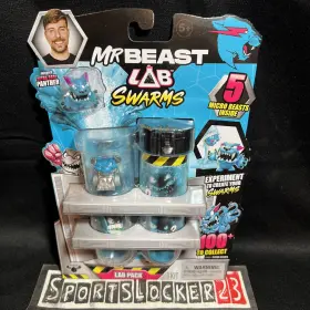 Moose Toys 630996247082 Mr Beast Lab Swarms Test Tube 5 Pack With Ultra Rare Panther Free Ship - New
