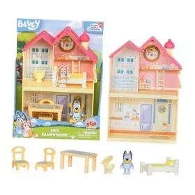 17614 Moose Toys Llc Bluey Mini Home Playset Compact House With Carry Handle Three