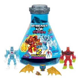 Mr. Beast Lab 630996249093 Hybrids Lava Ice Multi Pack Mix And Match Figures With Golden