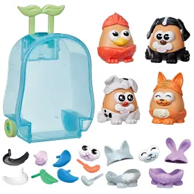G1578 Mr. Potato Head Pet-tato Tots Set With 31 Pieces And Rolling Carry Case Mix &