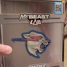 24759-00371-11-80 Mrbeast Lab Panther Collector Figure Playset Multicolor Boxed Fantasy Toy