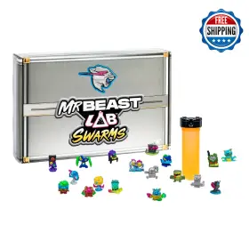 B0dbx18q9l Mrbeast Lab Swarms Series 2 Atomic Cash Case 18-pack Collectible Micro Beasts