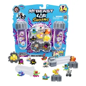B0dq6gnrb3 Mrbeast Lab Swarms Series 3 Hyper Fusion 14-pack Collectible Micro Beasts