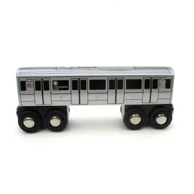 B003mxl2li Muni Pals Nyc Subway Wooden Railway L Train/14th St Canarsie - B Division Toy
