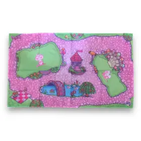 93024 My Little Pony Mlp Ponyville Vintage Fabric/cloth Play Mat