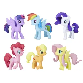 B09m7jzg3z My Little Pony Meet The Mane 6 Collection Set - Figures Friendship Is M