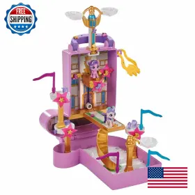 B09qrlrctc My Little Pony Mini World Magic Compact Creation Zephyr Heights Playset Toy