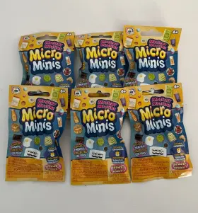 Mystery 195464440834 Micro Minis Food Series 1 8 Per Pk. Sealed Lot Of 6