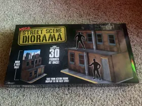 367n112223 Neca Street Scene Playset Custom Design Multicolor Boxed Over 2ft Tall 27in Wide