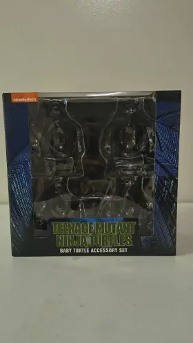 54064 Neca Teenage Mutant Ninja Turtles 1990 Baby Turtle Accessory Set Box Only