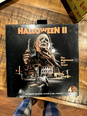 60671 Neca Halloween 2 Michael Myers Dr. Loomis Ultimate 7 Inch Action Figure Plz Read