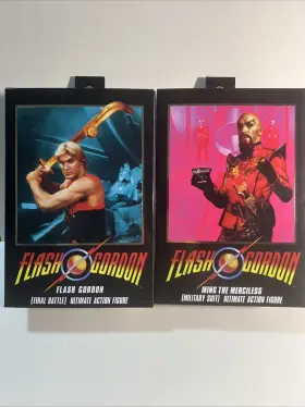 Neca 634482426234 Flash Gordon Ultimate Action Figures-flash Ming The Merciless