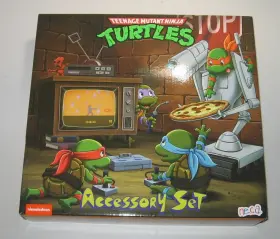 Neca 634482543115 Accessory Set Tmnt Teenage Mutant Ninja Turtles Figures New Not Complete