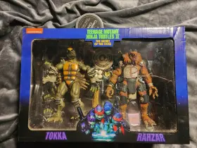 77n081020 Neca Tokka And Rahzar Action Figure Playset Teenage Mutant Ninja Turtles Ii
