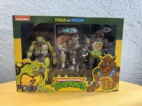 93n029921 Neca Teenage Mutant Ninja Turtles Tokka And Rahzar 2-pack Cartoon Action Figure