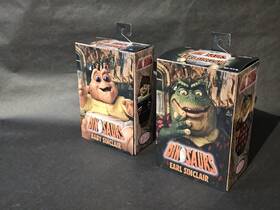 Neca 93n072023 Dinosaurs Baby Sinclair And Earl Figures Lot New In Box Nib