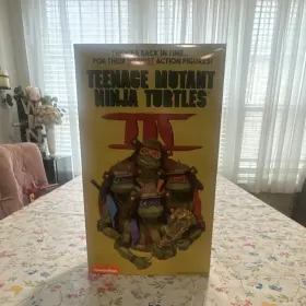 966n012323 Neca 2023 Sdcc Tmnt Teenage Mutant Ninja Turtles Iii Box Set Mint