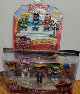 Netflix 886144319563 Nib Ridley Jones Collectible Figure Set And Liz Max Nico