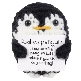 Ppp-2 Netholid Positive Gifts For Mom Mothers Day Penguins Emotional Crochet Support Pengui