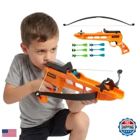 B0gsgp64vs New Bounce Bullseye Crossbow Game Kids Target Shooting Toy 6 Suction