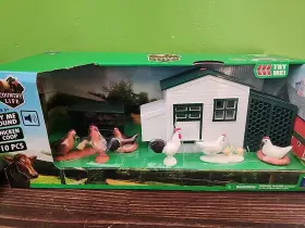 New-ray 093577051308 Country Life Barnyard Toy Play Set With Sound Effects