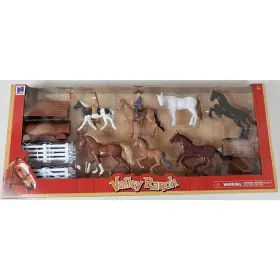 New-ray 093577375251 Valley Ranch Horse Play Sets Jumping