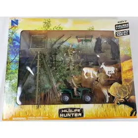 New-ray 093577763652 Wildlife Hunter Action Figures Atv Stand Bear Pronghorn Ages 3