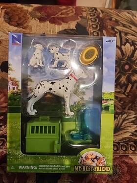 New-ray Ss-34235d Dalmatian Dog And Puppy Play Set Plastic Toy Inch My Best Friend Accessories New-ray