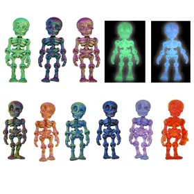 B0dq4s3wcg Next Stop M 14pcs 3d Printed Skeleton Figurines Colorful 3.15 Inch Halloween Decor