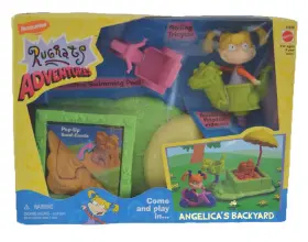 Nickelodeon 074299214158 Rugrats Angelica S Backyard 1998 Figure Play Set Mattel Sealed Nos