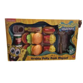 Nickelodeon 710413202860 Spongebob Squarepants Krabby Patty Cook Playset 27 Piece