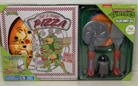 Nickelodeon 710413202877 Tmnt Teenage Mutant Ninja Turtles Pizza Party Set Play Food Pizzaria