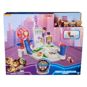 Nickelodeon 778988466445 Paw Patrol The Mighty Movie Liberty And Junior Patrollers Playset