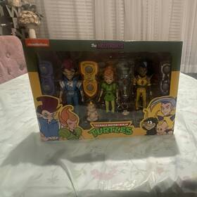 Nickelodeon 77n021622 Neca Tmnt The Neutrinos Playset 4 Figures Mint In Box
